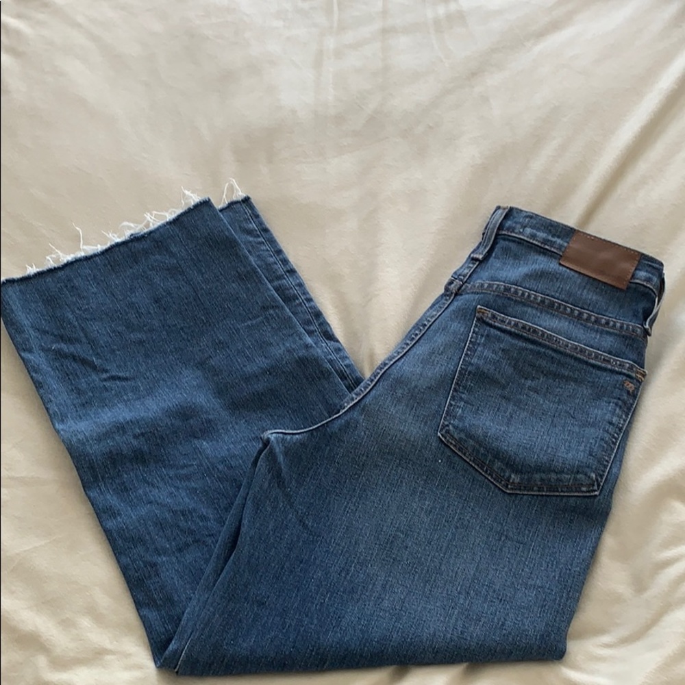 Madewell Slim Wide Leg Crop Jean